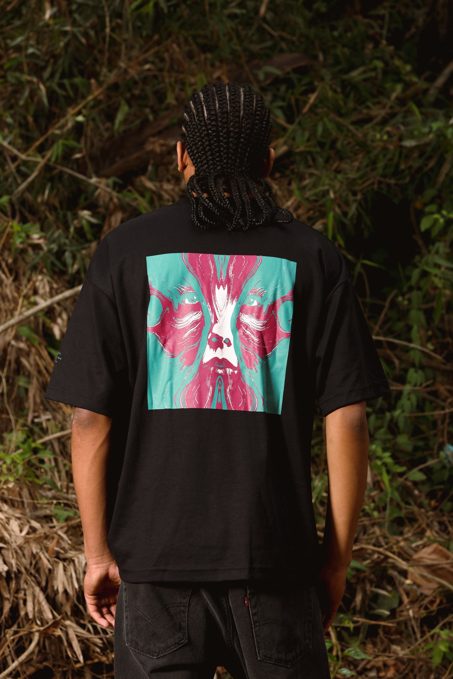 Distortion Unissex Preta